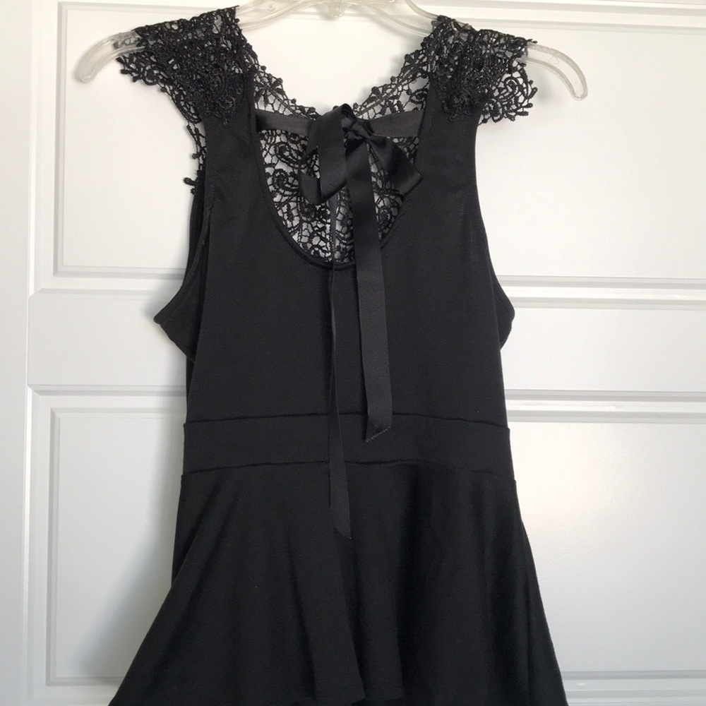Peplum tank top